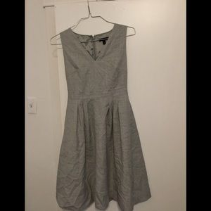 J Crew V neck dress super 120s wool